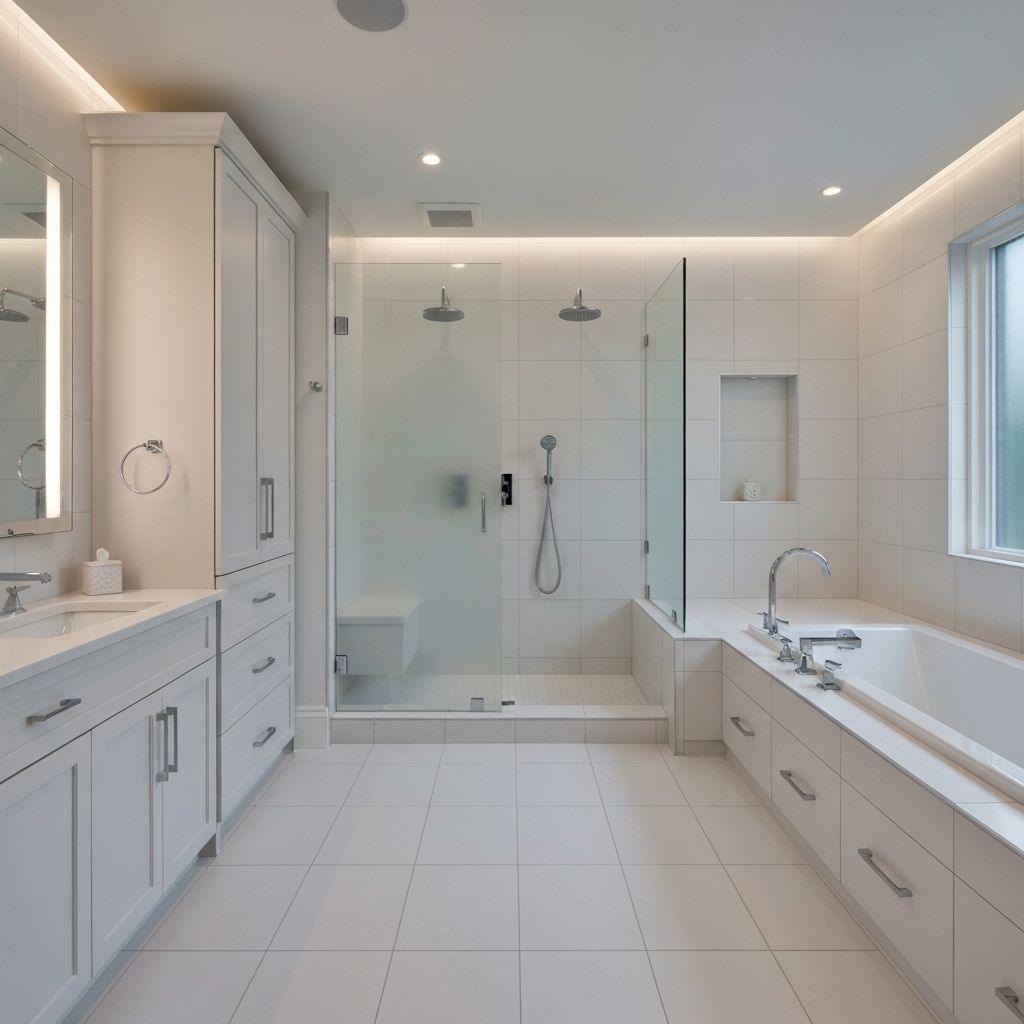 Salle de bain moderne - Après